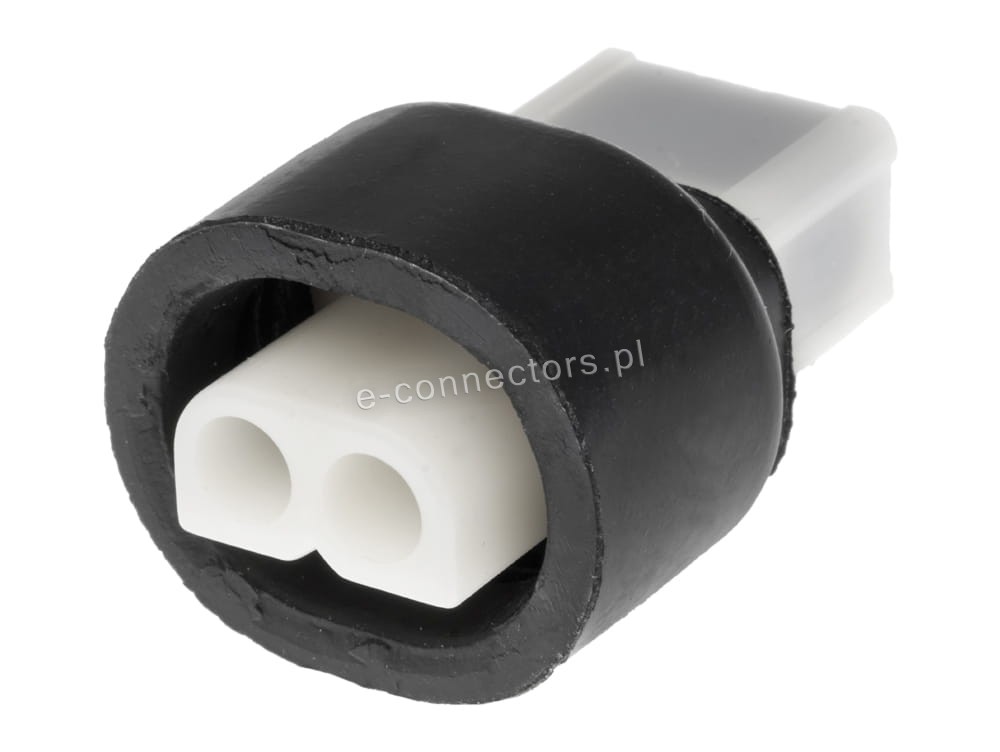 Wtyczka 2 pin czarna (zamiennik)