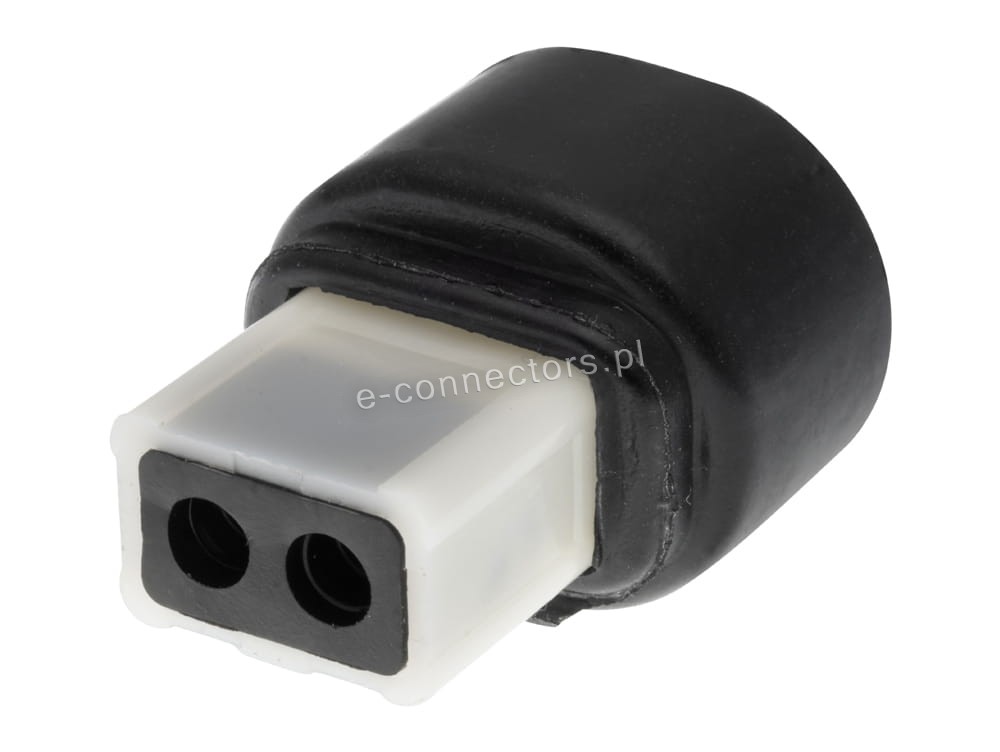Wtyczka 2 pin czarna (zamiennik)