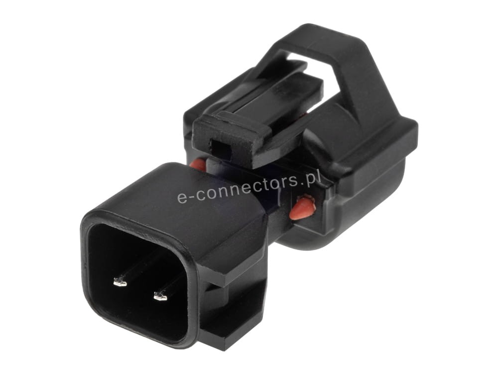 Wtyczka 2 pin czarna (zamiennik)
