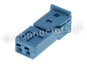 Wtyczka 2 pin niebieska (zamiennik)