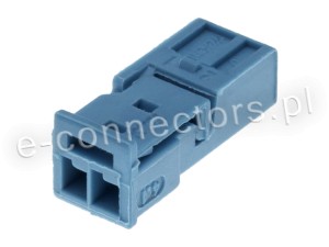 Wtyczka 2 pin niebieska (zamiennik)
