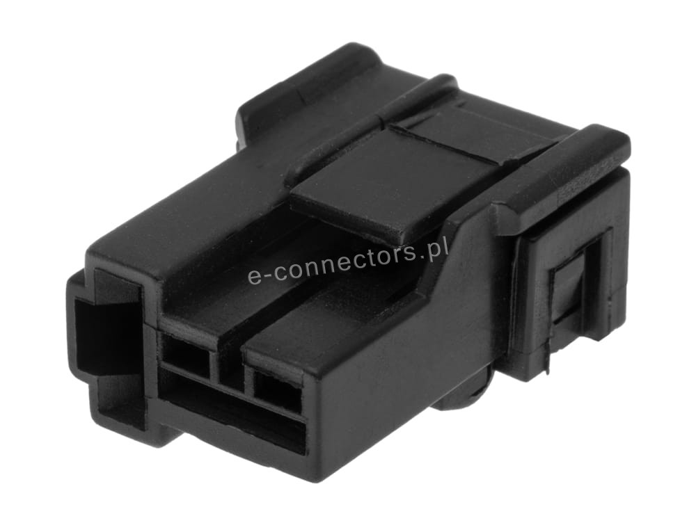 Wtyczka 2 pin czarna (zamiennik)