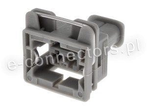 Wtyczka 2 pin szara (zamiennik)