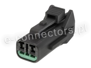 Wtyczka 2 pin szara (zamiennik)