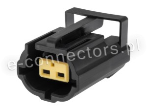 Wtyczka 2 pin czarna (zamiennik)