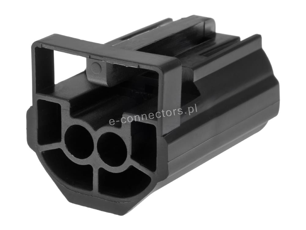 Wtyczka 2 pin czarna (zamiennik)