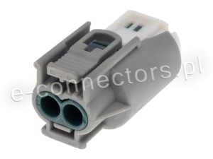 Wtyczka 2 pin szara (zamiennik)