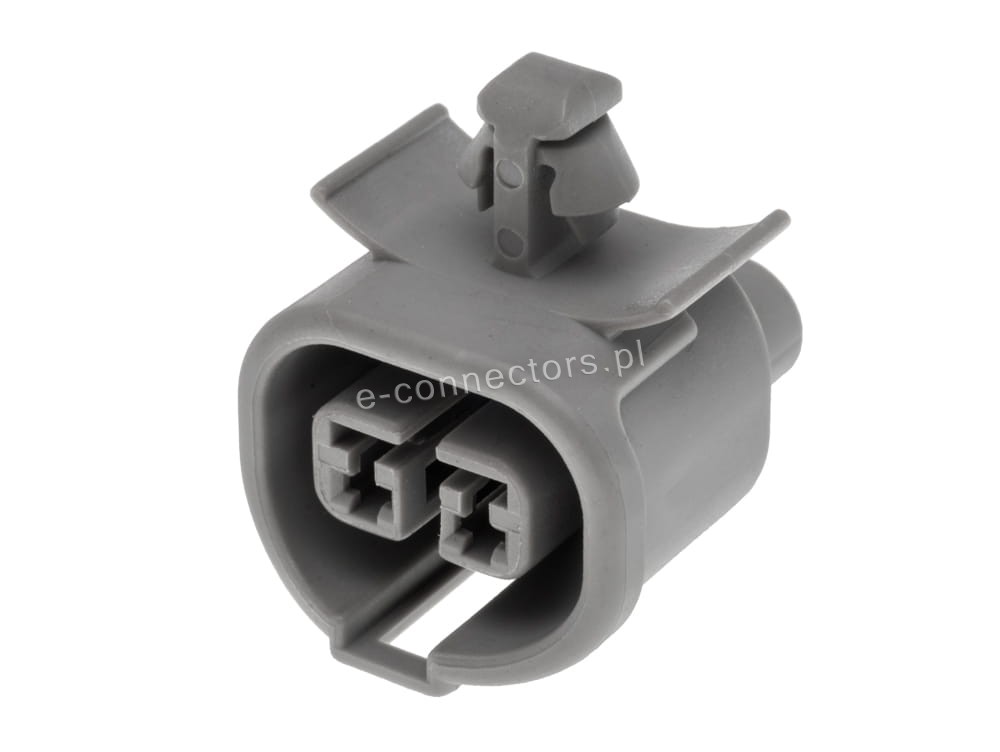 Wtyczka 2 pin szara (zamiennik)