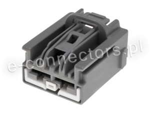 Wtyczka 2 pin szara (zamiennik)