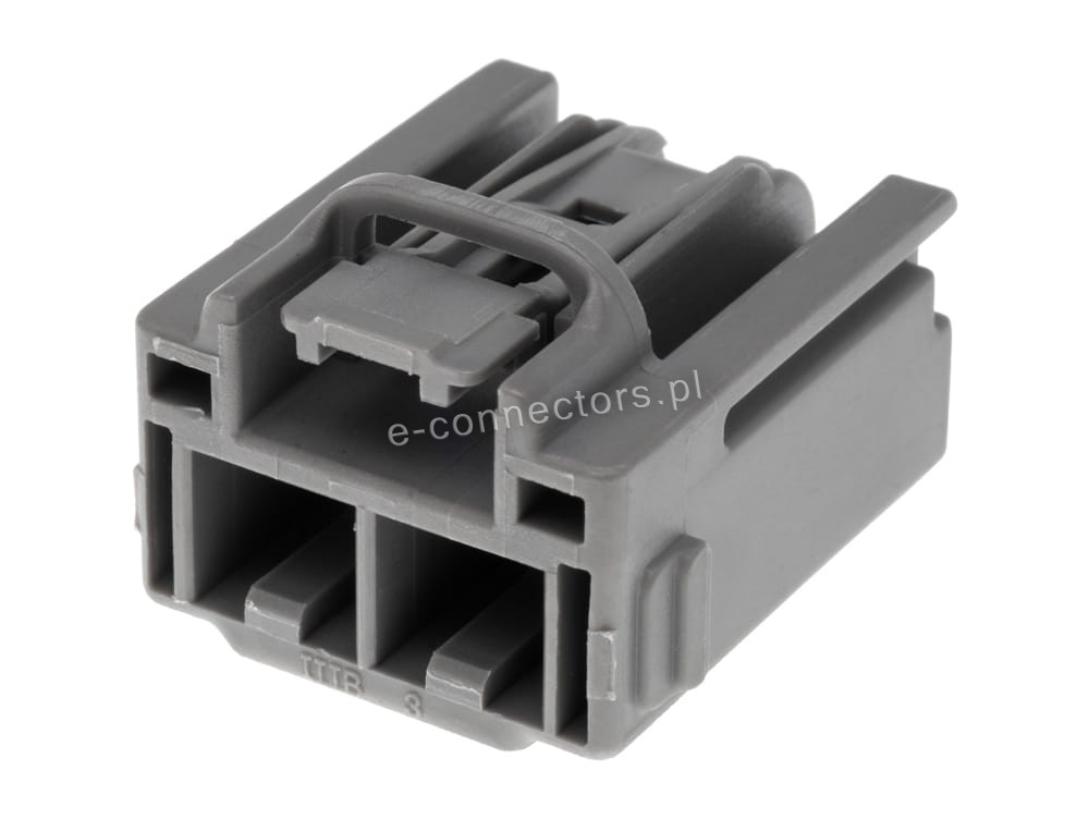 Wtyczka 2 pin szara (zamiennik)