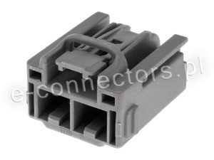 Wtyczka 2 pin szara (zamiennik)