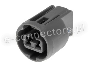 Wtyczka 2 pin szara (zamiennik)