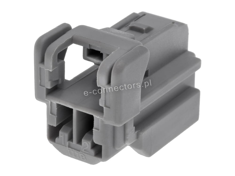Wtyczka 2 pin szara (zamiennik)