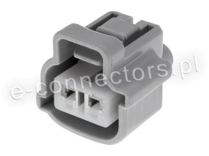 Wtyczka 2 pin szara (zamiennik)