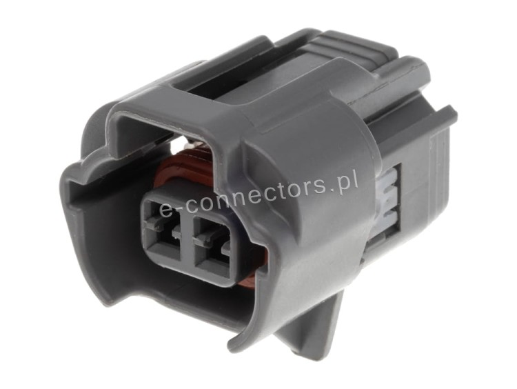 Wtyczka 2 pin szara