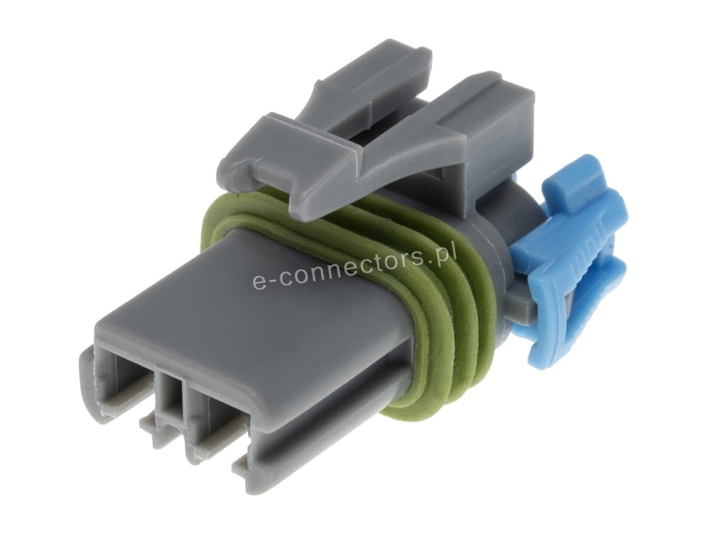 Wtyczka 2 pin szara (zamiennik) SZ01