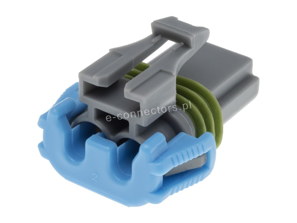Wtyczka 2 pin szara (zamiennik) SZ01