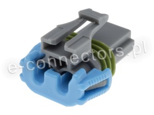 Wtyczka 2 pin szara (zamiennik) SZ01