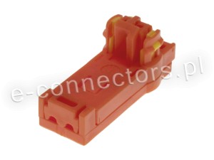 Wtyczka 2 pin pomarańczowa (zamiennik) P01