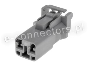 Wtyczka 2 pin szara (zamiennik) SZ02
