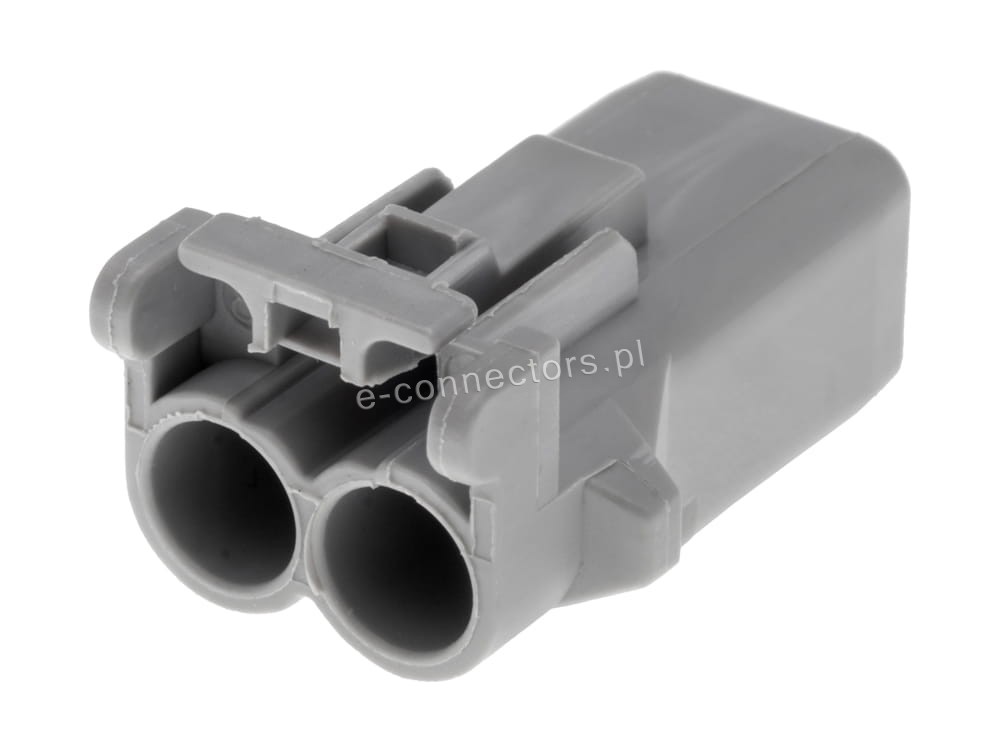 Wtyczka 2 pin szara (zamiennik)