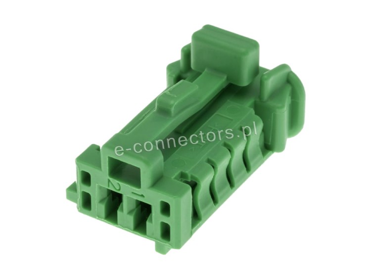 Wtyczka 2 pin zielona