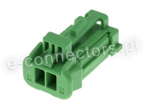 Wtyczka 2 pin zielona (zamiennik) Z02
