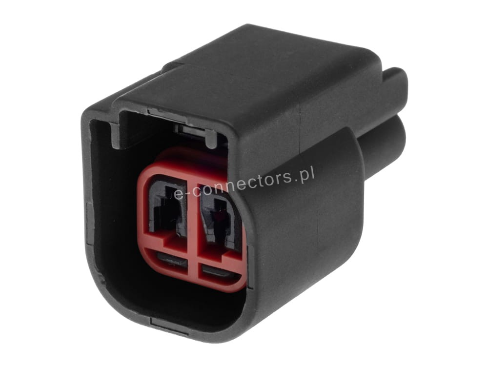 Wtyczka 2 pin czarna (zamiennik) CZ07