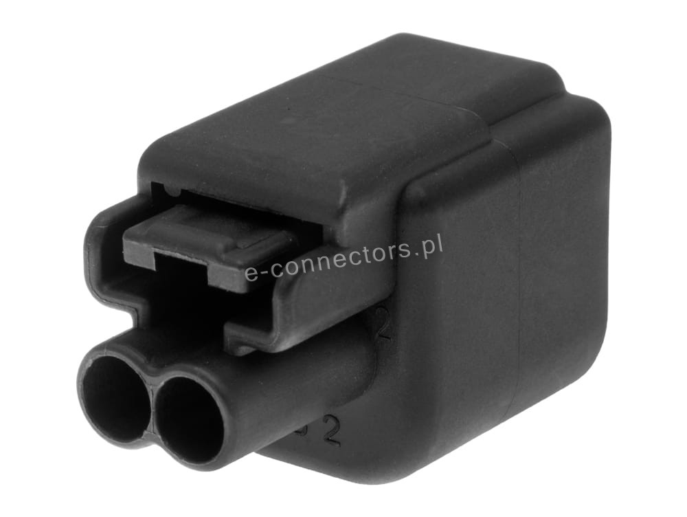 Wtyczka 2 pin czarna (zamiennik) CZ07