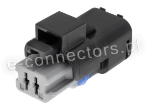 Wtyczka 2 pin czarna (zamiennik) CZ035