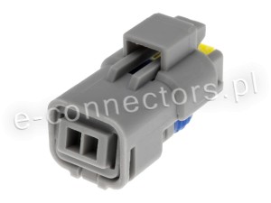 Wtyczka 2 pin szara (zamiennik) SZ07