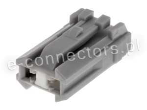 Wtyczka 2 pin szara (zamiennik) SZ08