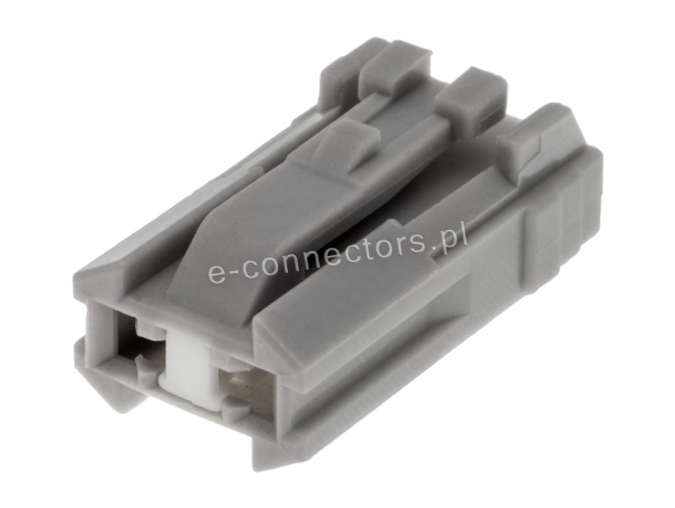 Wtyczka 2 pin szara