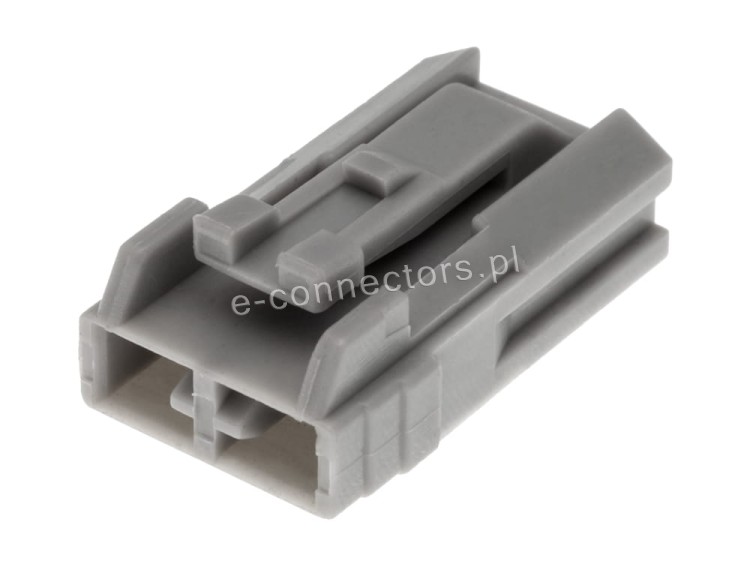 Wtyczka 2 pin szara