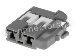 Wtyczka 2 pin szara (zamiennik) SZ09