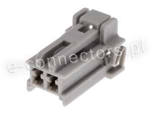 Wtyczka 2 pin szara (zamiennik) SZ011