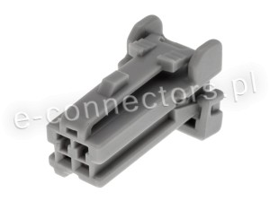 Wtyczka 2 pin szara (zamiennik) SZ012