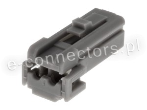 Wtyczka 2 pin szara (zamiennik) SZ014