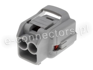 Wtyczka 2 pin szara (zamiennik) SZ015
