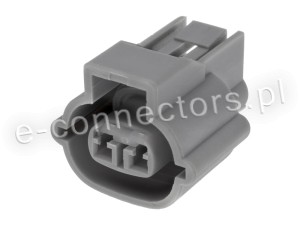Wtyczka 2 pin szara (zamiennik) SZ016
