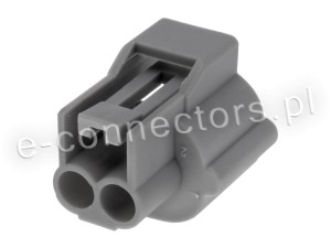 Wtyczka 2 pin szara (zamiennik) SZ016