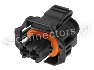 Wtyczka 2 pin czarna (zamiennik) CZ038