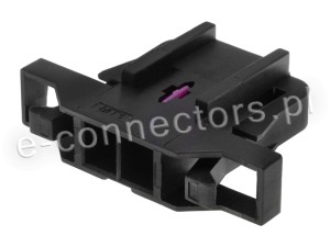 Wtyczka 2 pin czarna (zamiennik) CZ040