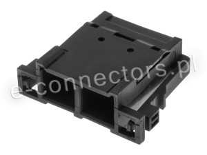 Wtyczka 2 pin czarna (zamiennik) CZ047