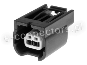 Wtyczka 2 pin czarna (zamiennik) CZ055