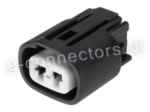 Wtyczka 2 pin czarna (zamiennik) CZ062