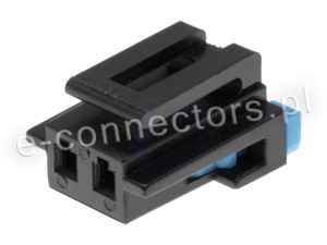 Wtyczka 2 pin czarna (zamiennik) CZ064