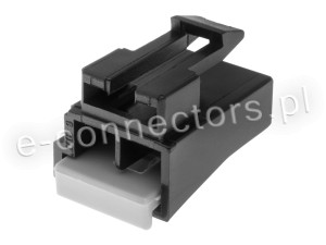 Wtyczka 2 pin czarna (zamiennik) CZ066