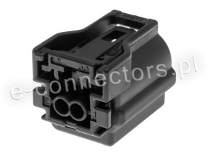 Wtyczka 2 pin czarna (zamiennik) CZ069