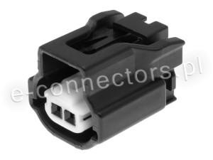 Wtyczka 2 pin czarna (zamiennik) CZ070